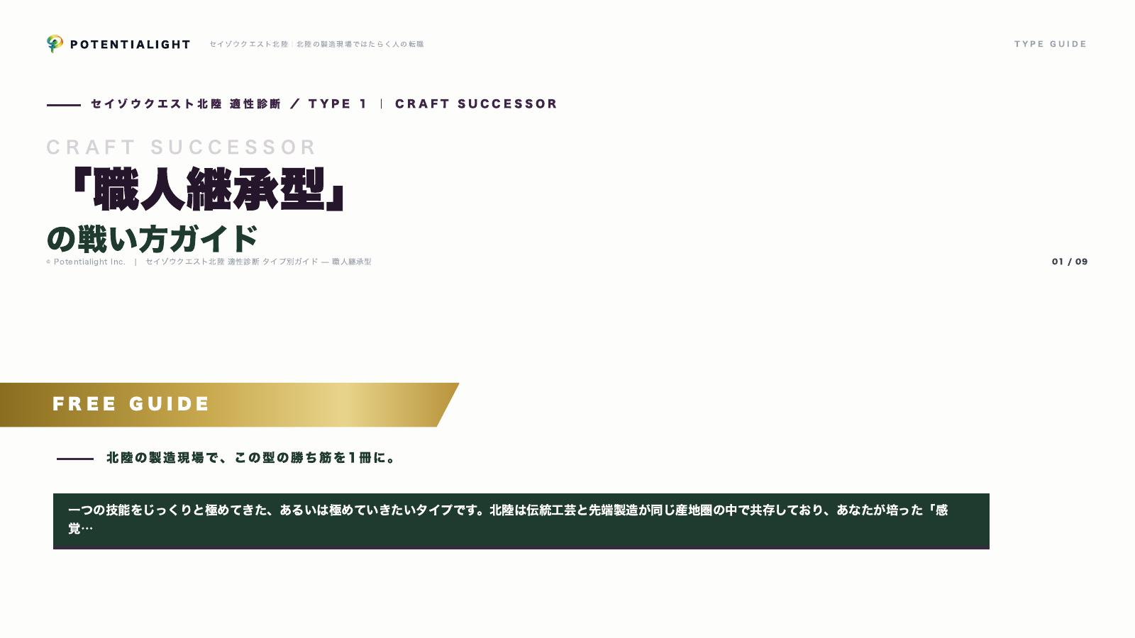 職人継承型の戦い方ガイド 表紙